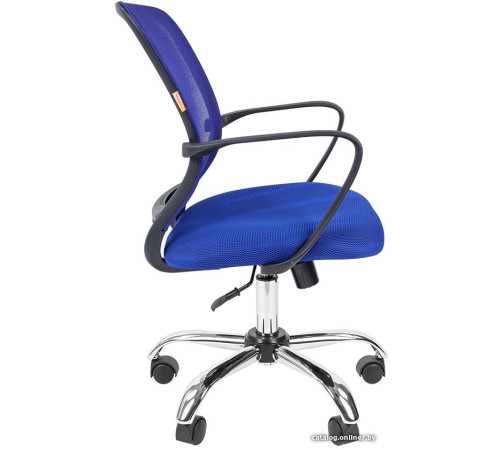 Офисное кресло CHAIRMAN 698 Chrome синий