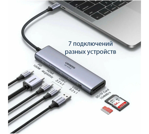 Док-станция Ugreen CM511 45521