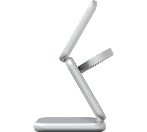 Беспроводное зарядное Magssory Fold Pro 3 в 1 WCH063 серебристый