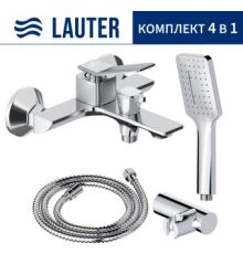 Смеситель Lauter Allure 21CK6618C с лейкой Relexa Fleur 21S00126