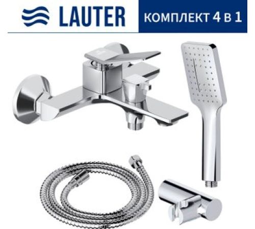 Смеситель Lauter Allure 21CK6618C с лейкой Relexa Fleur 21S00126