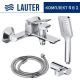 Смеситель Lauter Allure 21CK6618C с лейкой Relexa Fleur 21S00126
