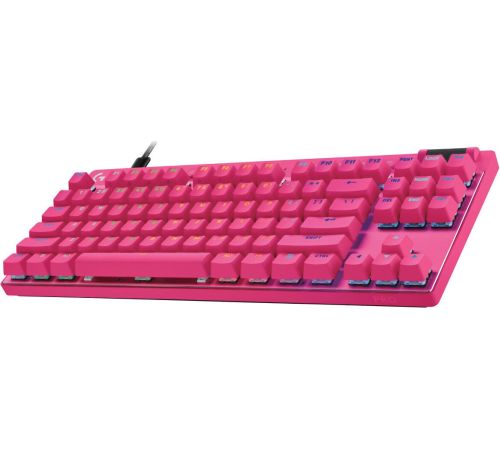 Клавиатура Logitech G Pro X TKL Rapid 920-013255 розовый, нет кириллицы