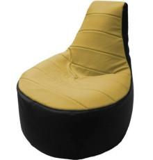 Кресло-мешок Flagman Трон Т1.3-08 охра/черный