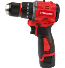 Ударная дрель-шуруповерт StarWind CDBT16-2.0/2HS1 с 2-мя АКБ, кейс