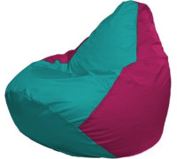 Кресло-мешок Flagman Груша Макси Г2.1-284 фуксия/бирюзовый