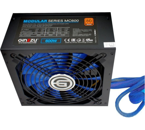 Блок питания Ginzzu MC600