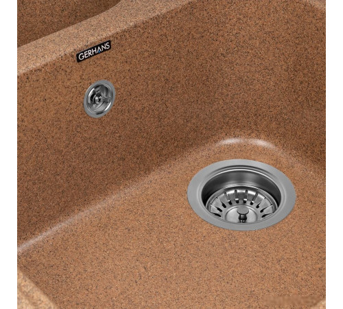 Кухонная мойка Gerhans E02 терракот