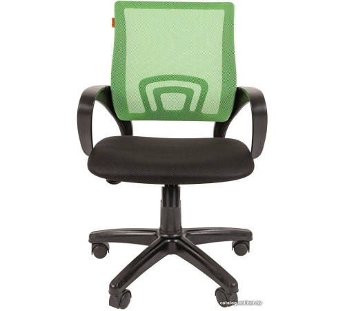 Офисное кресло CHAIRMAN 696 black зеленый