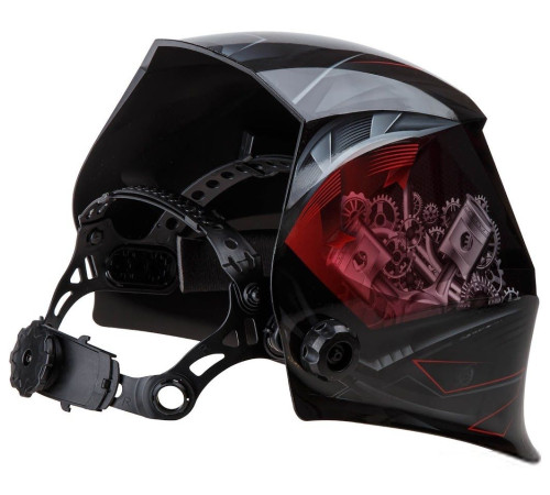 Сварочная маска Solaris ASF520S Car Master красный