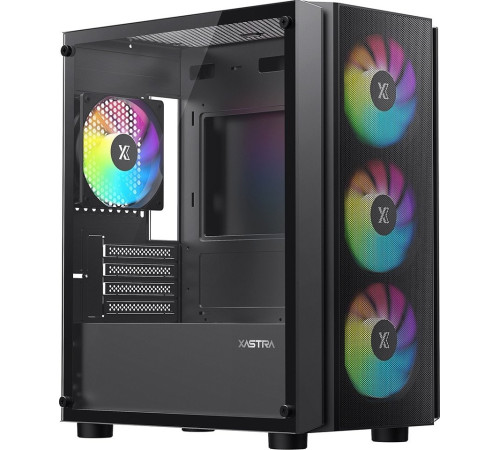 Корпус XASTRA A402M 4FRGB черный