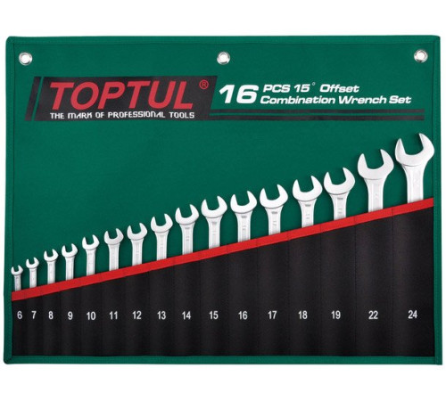 Набор ключей  Toptul GRAW1601 16 предметов