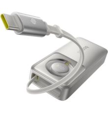Внешний аккумулятор Baseus Free2Pull Power Bank with Retractable Cable 30W 10000mAh серый