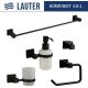 Набор аксессуаров для ванной Lauter 21SH6062 + 21SH6172 + 21SH6092 + 21SH6072 + 21SH6012 Matt Black, 5 предметов