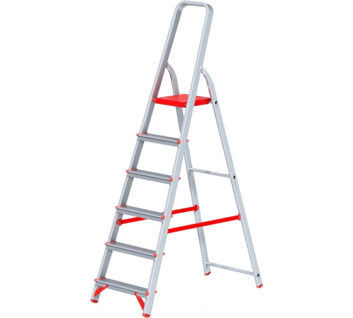 Лестница-стремянка Новая высота NV 311 алюминиевая профессиональная 6 ступеней
