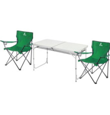 Стол со стульями Coyote HKTB-1030L/HKC-1046 темно-зеленый