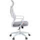 Офисное кресло CHAIRMAN CH636 ткань, белый пластик/светло-серый