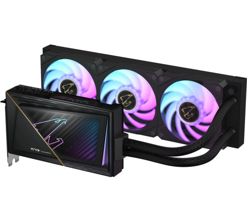 Видеокарта Gigabyte Aorus GeForce RTX 5080 Xtreme Waterforce 16G GV-N5080AORUSX W-16GD