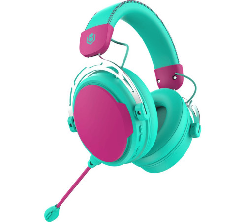 Наушники IO by Red Square Graphite 2 бирюзовый/розовый