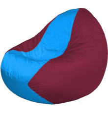 Кресло-мешок Flagman Classic К2.1-247 бордовый/голубый