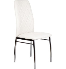 Стул AksHome Adele белый APU 002/хром