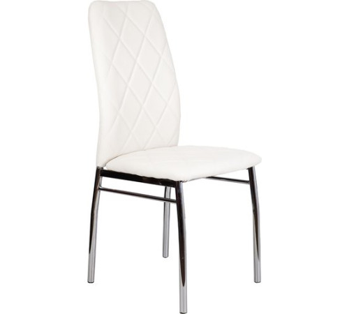 Стул AksHome Adele белый APU 002/хром