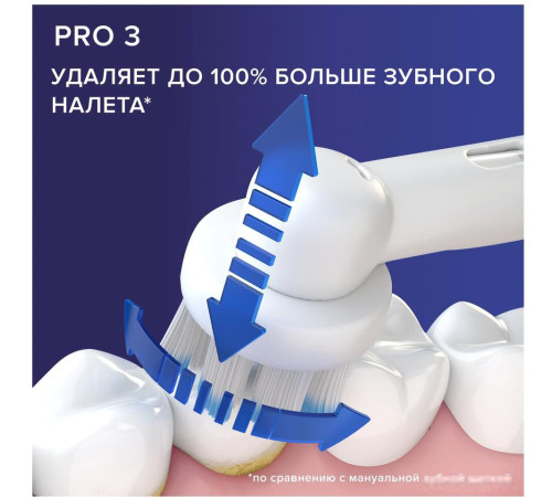 Комплект зубных щеток Oral-B Pro 3 3900 Duo Cross Action + Sensi White D505.523.3H