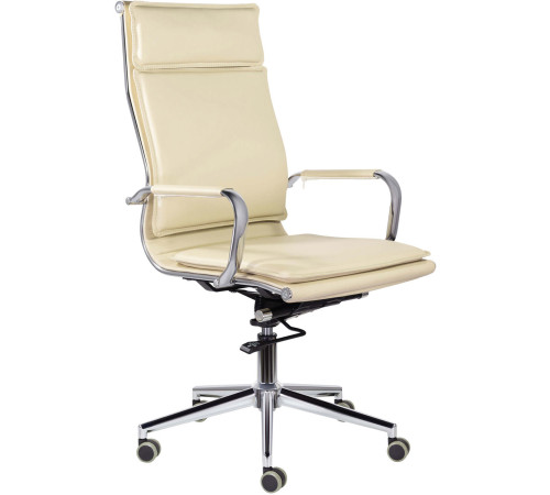 Офисное кресло Brabix Premium Kayman EX-532 экокожа/хром бежевый