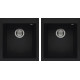 Кухонная мойка Elleci Quadra 200 Black K86