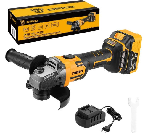 Угловая шлифмашина Deko DKAG-125 083-1063 с 1-им АКБ