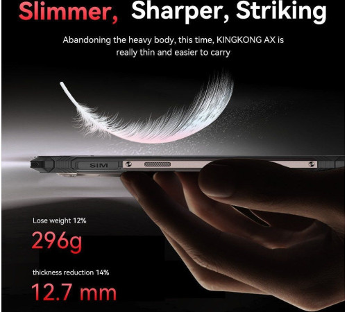 Телефон Cubot KingKong AX 12GB/256GB черный