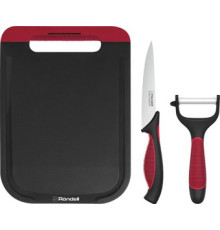 Набор ножей Rondell Arsenale RD-1892 черный/бордовый