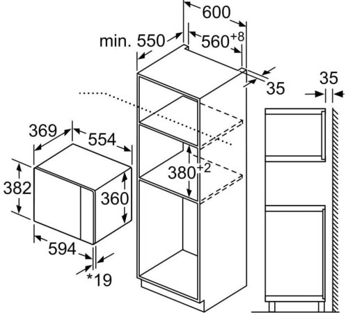 Микроволновая печь Bosch Serie 6 BEL454MB1F