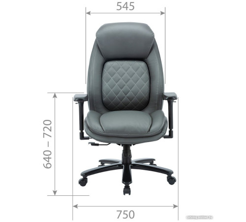 Офисное кресло CHAIRMAN CH403 экокожа серый
