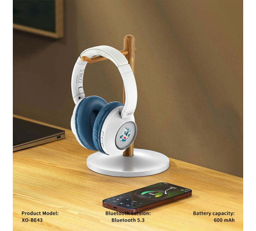 Наушники XO BE43 белый/синий