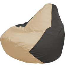 Кресло-мешок Flagman Груша Макси Г2.1-134 серый темный/бежевый