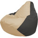 Кресло-мешок Flagman Груша Макси Г2.1-134 серый темный/бежевый