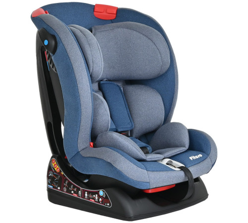 Детское автокресло Pituso Ruente R202 джинс/светло-серый