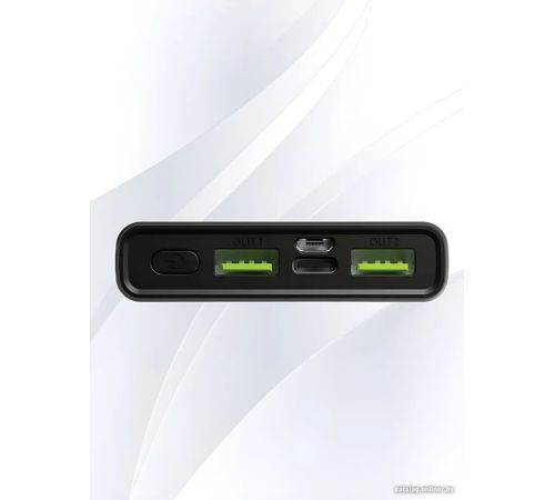 Внешний аккумулятор Olmio QR-10 10000mAh серый