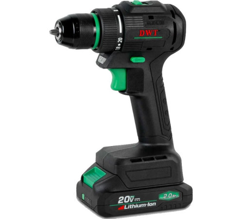 Дрель-шуруповерт DWT ABSP-20 DNM-2 BMC с 2-мя АКБ, кейс