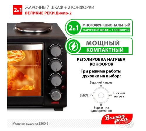 Мини-печь Великие Реки Днепр-2