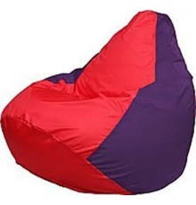 Кресло-мешок Flagman Груша Медиум Г1.1-233 красный/фиолетовый