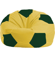 Кресло-мешок Flagman Мяч Стандарт М1.1-452 желтый/темно-зеленый