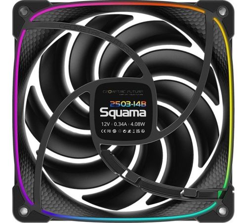 Вентилятор для корпуса Geometric Future Squama 2503-14 черный