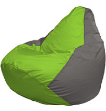 Кресло-мешок Flagman Груша Мега XXXL Г3.1-160 салатовый/серый