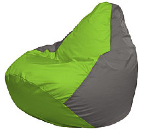 Кресло-мешок Flagman Груша Мега XXXL Г3.1-160 салатовый/серый