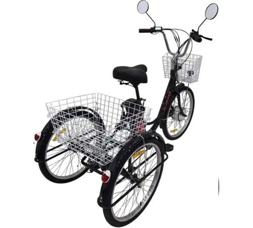 Электровелосипед AVM E-Alfa Trike 24 черный