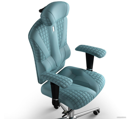 Офисное кресло Kulik System Victory Design синий с подголовником