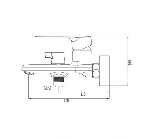 Смеситель Gross Aqua Scandi 2550545C