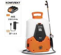 Аккумуляторный опрыскиватель Daewoo Power DSA 1621LI Set с 1-им АКБ